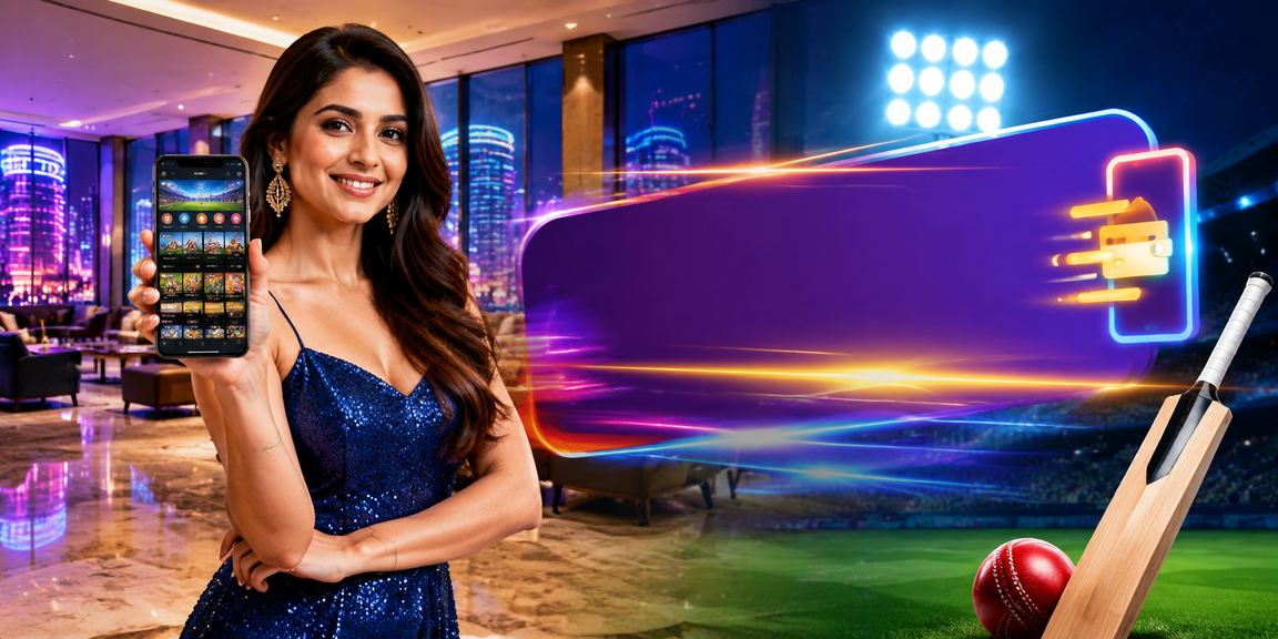 Indian player enjoying online rummy on mobile during IPL cricket